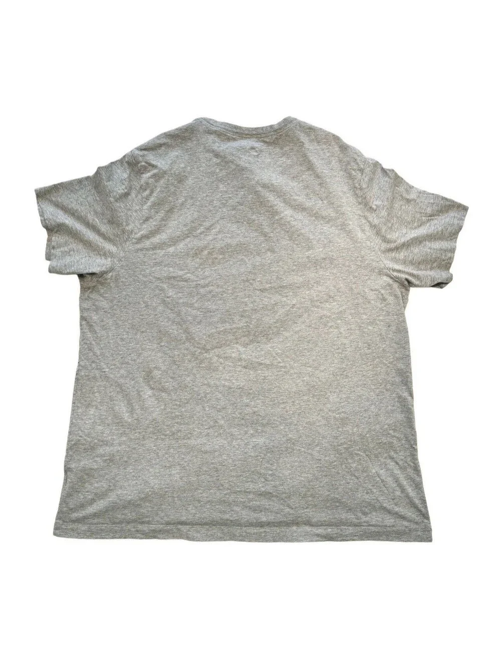 The Nike Tee Swoosh Sewn Gray Crewneck Mens Short Sleeve T Shirt 2XL Size
